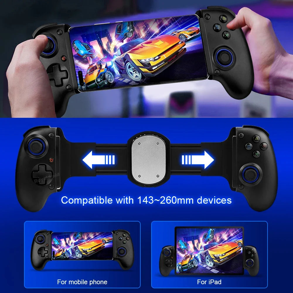 Hot Sale D10 D10S Stretching Cooling Wireless Game Controller For SWITCH/Android/Apple IOS Tablet /P3/P4/XBOX Gamepad Streaming
