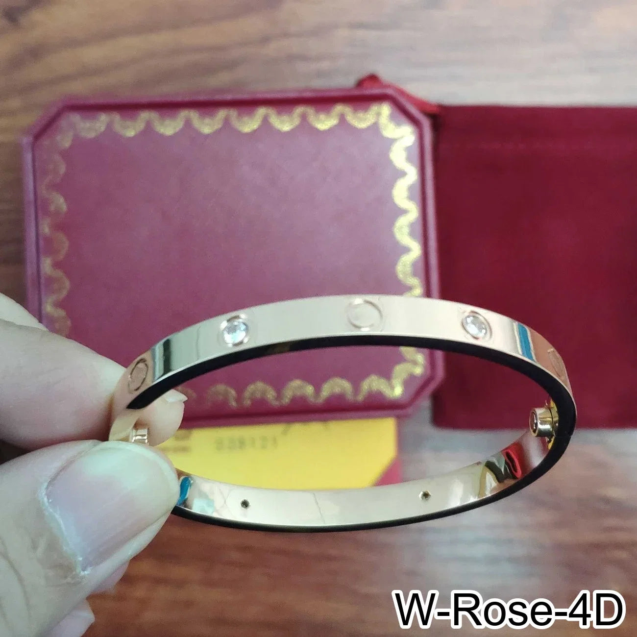 Rose Gold Silver Plated Diamond Studded Bangle Bracelet for Women 16 17 18 19 Size Fashion Jewelry Bracelets