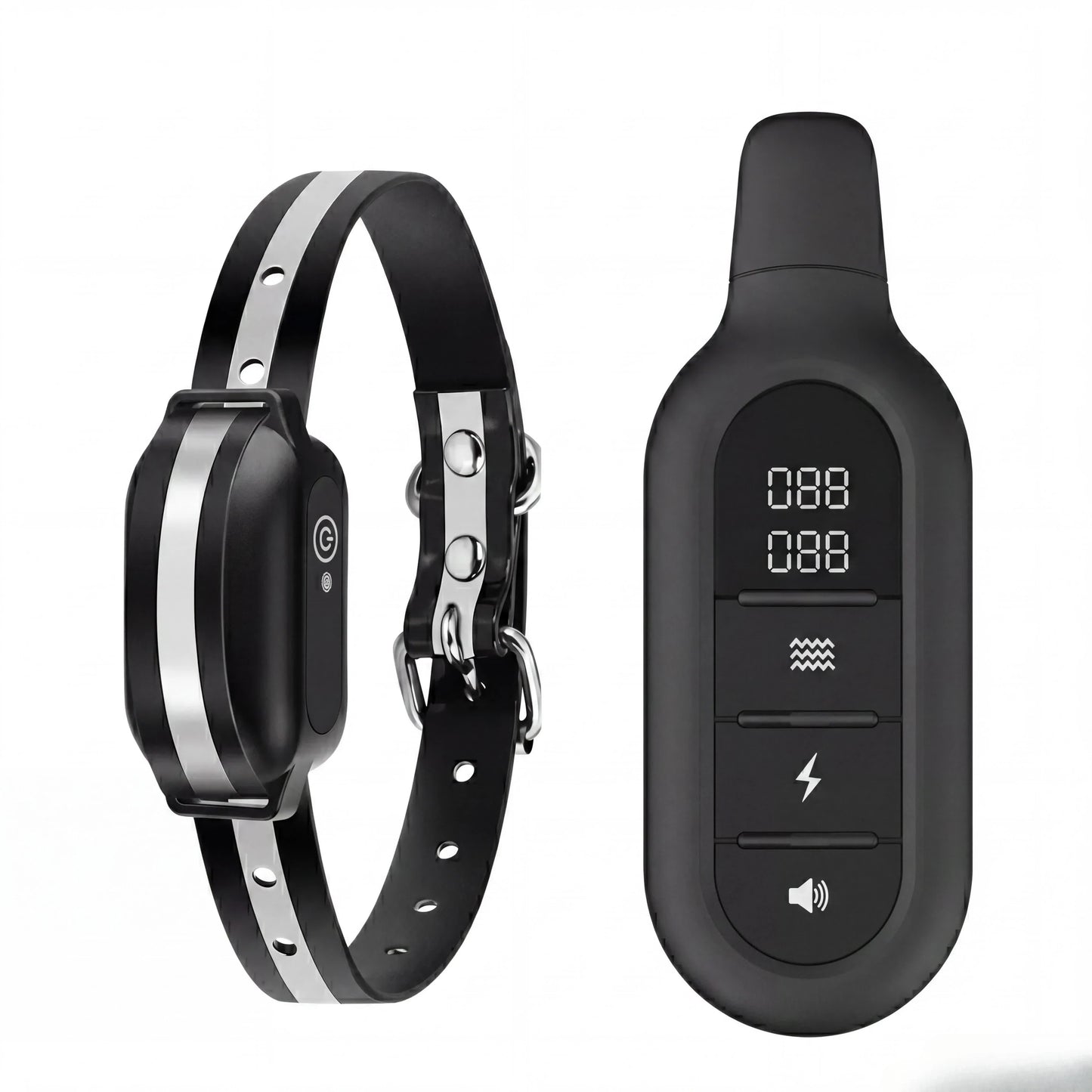 1000M Dog Training Collar Remote Control, Waterproof Rechargeable Dog Bark Collar with Shock Vibration Modes for All Dogs