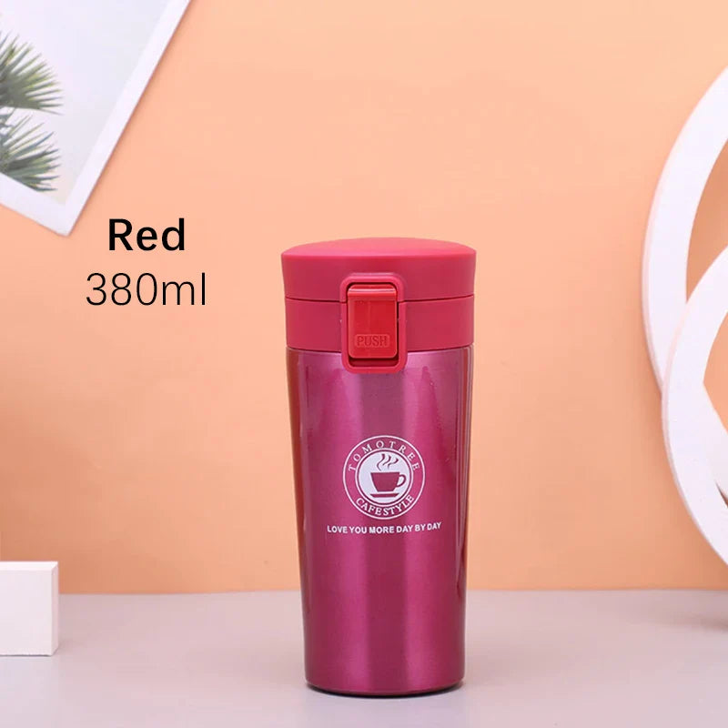 500ml water bottle Thermos Coffee Mug Double Wall Stainless Steel Tumbler Vacuum Flask Bottle Thermo  Travel Free Shipping