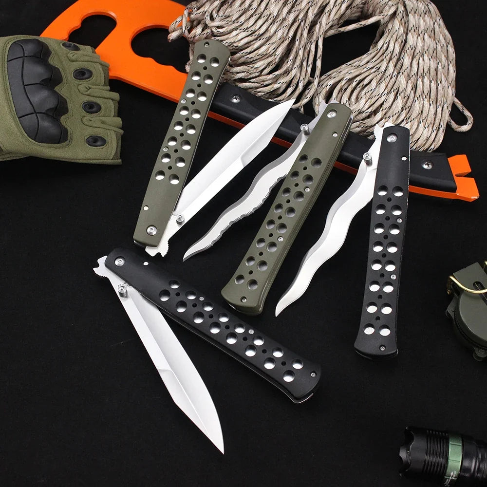 Folding Knife TI LITE Flipper Knife S35VN Blade Outdoor Professional Military Tactical Hunting Survival Self defense Knives Tool