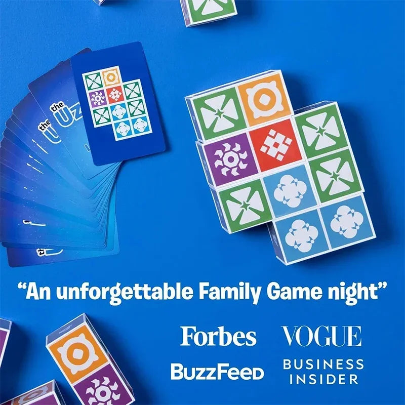2025 NEW The Uzzle 3.0 Board Game Spatial Logic Thinking Board Games for Children and Adults Block Puzzle Matching Games