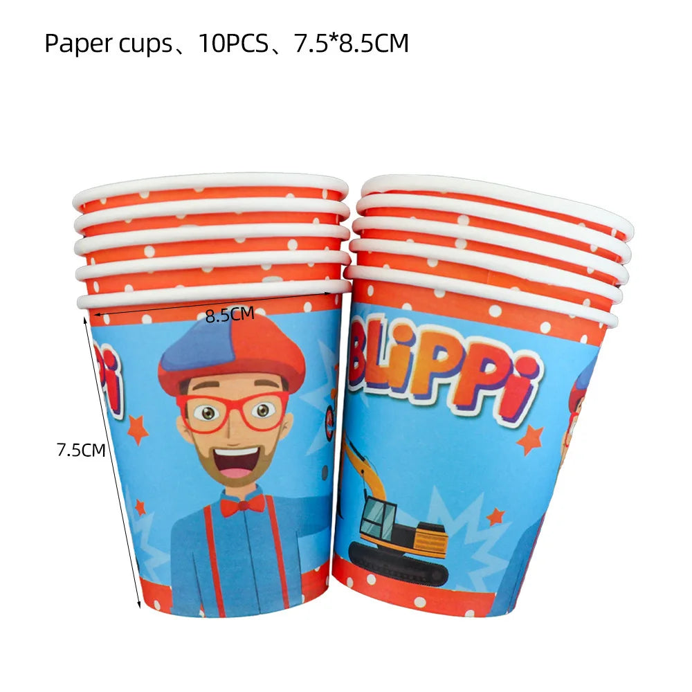 Bli-Ppi-Toy English Teacher Theme Birthday Party Decorative Disposable Tableware Set Background Balloon Banner Baby Shower Gift