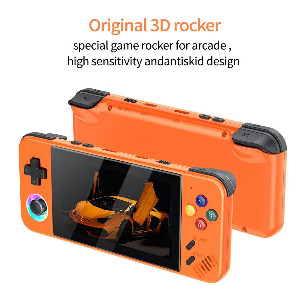 M41P LINUX Emelec 4.3Open Source Game Player N909 Dual Core1.8GHz1136*640HD Pocket Gaming Console Support128GB TF Card Expansion