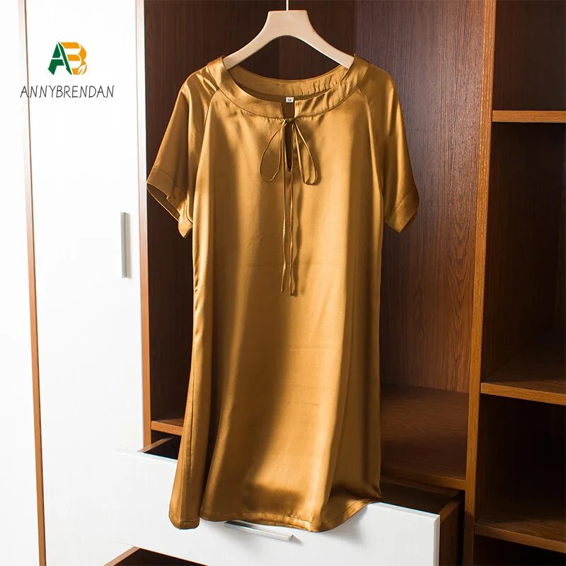 Mulberry Silk Women's Pajama Dress Doll Night Gown Pijama Mujer Pyjama Pour Femme  Pijama De Verano Para Mujer Sleepwear
