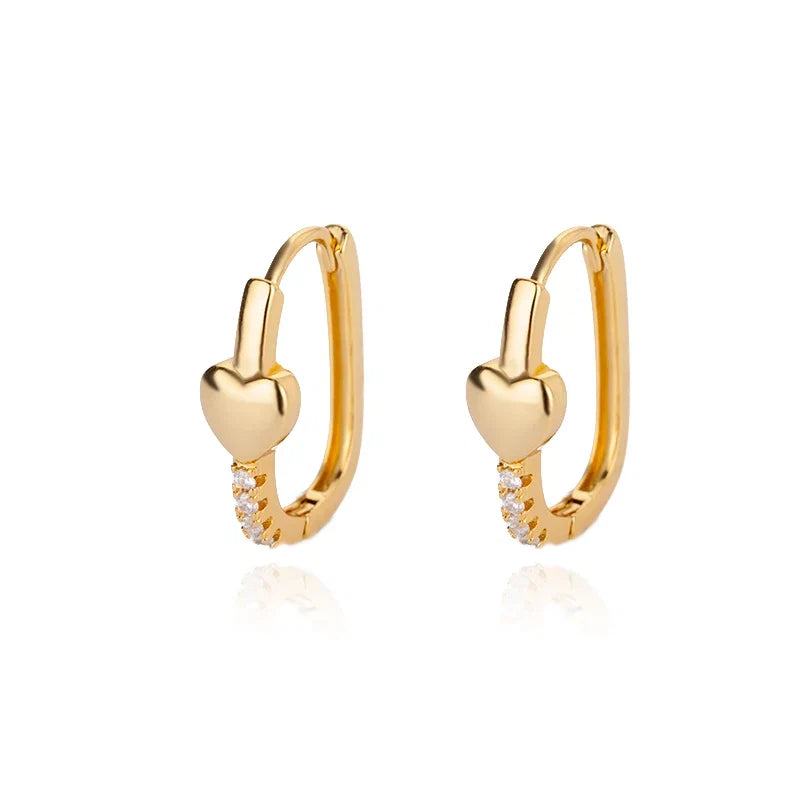 Luxury Star Pendientes Earrings For Women Girl Stainless Steel Minimalist Hoop Piercing 2025 New In y2k Jewelry aretes de mujer