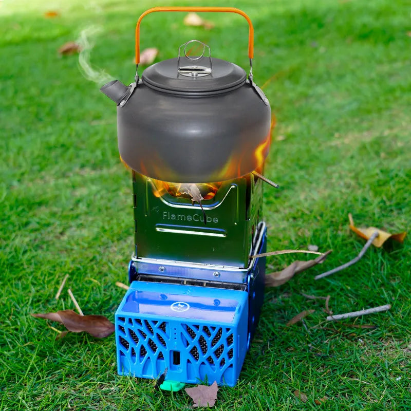 Camping Equipment Mini Stove Survival Portable Supplies 4 Minute 1L Water Tourist  Burner Grill Stand Cookware Hiking Outdoor BB