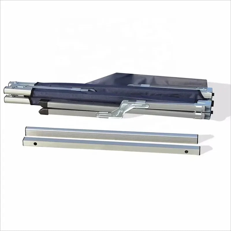 for Single Person Folding Camping Cot Bed Durable Metal Reclining Portable Foldable Camp Beds Factory Wholesale for Sale