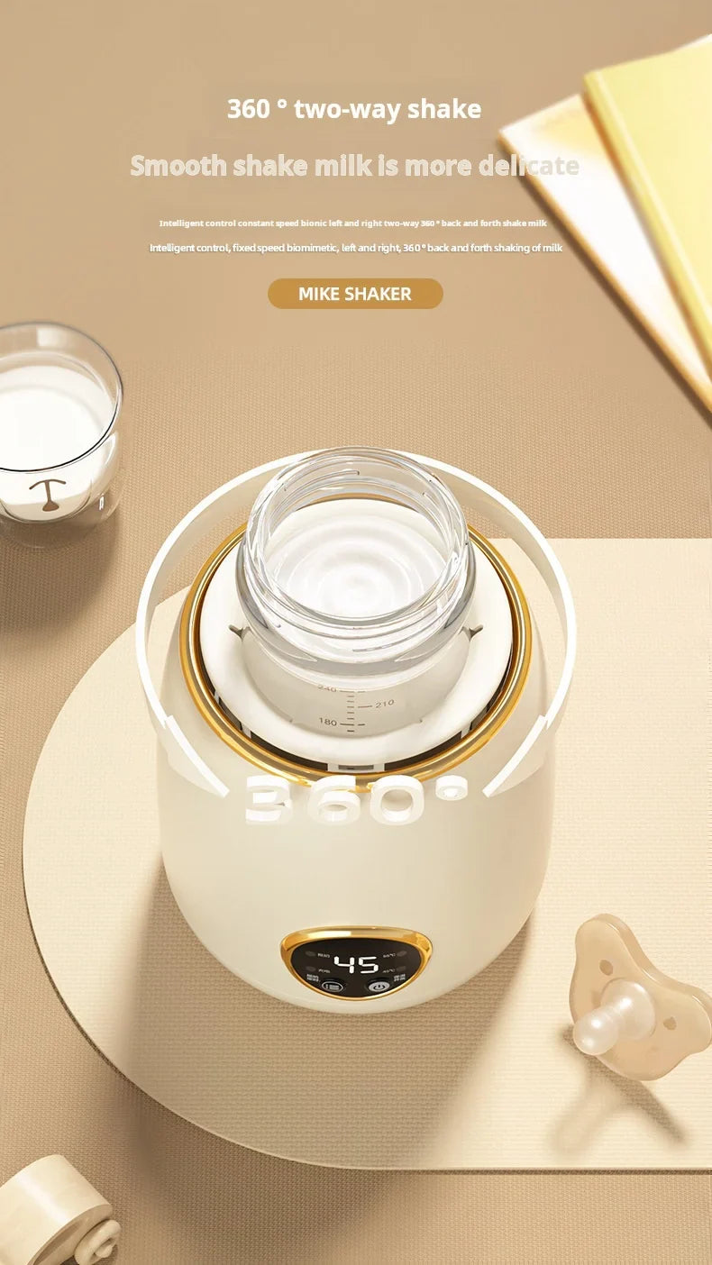 Bottle shaker outdoor baby milk powder warmer usb rechargeable multifunctional electric shaker milk warmer constant temperature