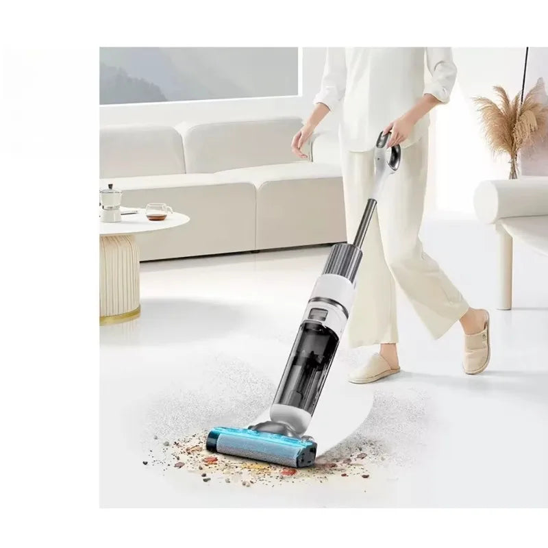 Cordless Electric Mop Upright Vacuum Cleaner Wet/Dry Floor Cleaning Machine Self-Cleaning Wireless Handheld Floor Drying