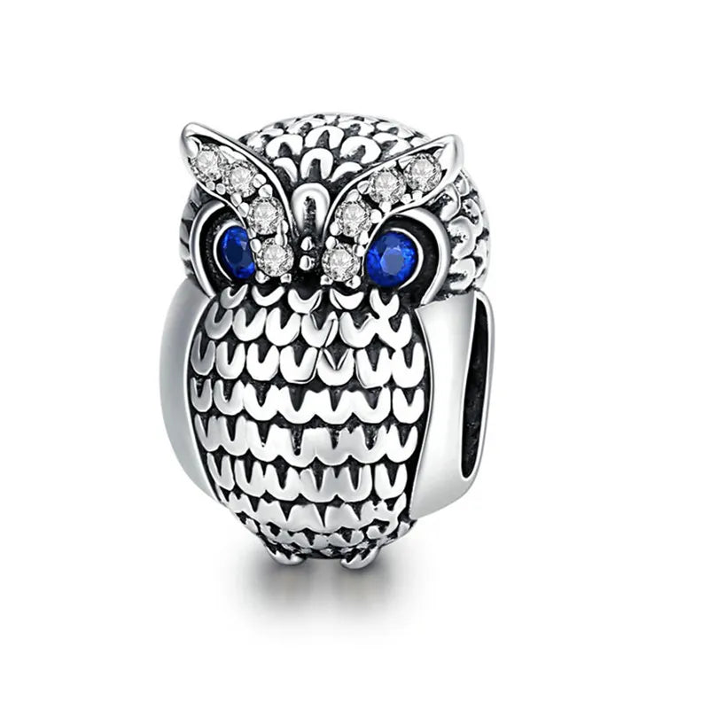 WOSTU 925 Sterling Silver Evil Eyes Charms Fatima Hand Hamsa Vintage Pendants For Women  Heart Beads Fit DIY Bracelets Necklaces