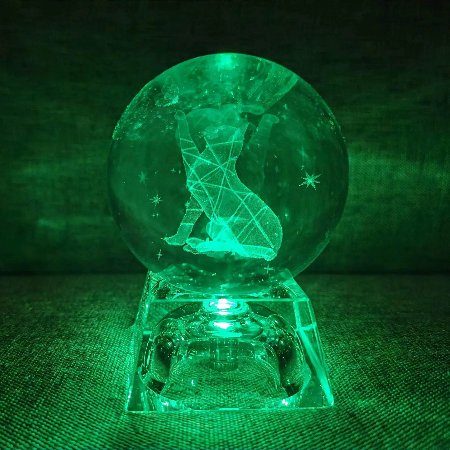 3D LED Crystal Ball Collectible