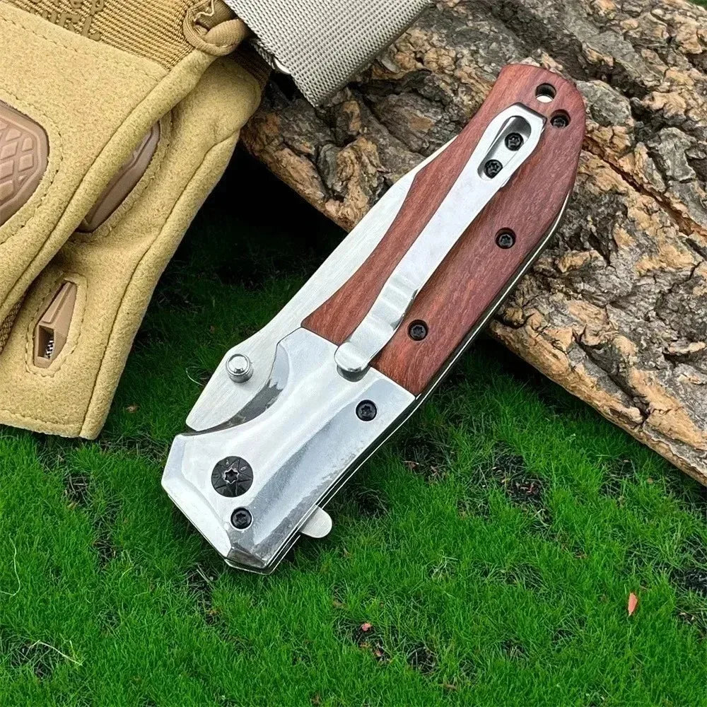 Folding Pocket Knife, EDC Knife With Pocket Clip For Men And Women, Outdoor BBQ Camping Knife, Hiking Knife, Fishing Knife