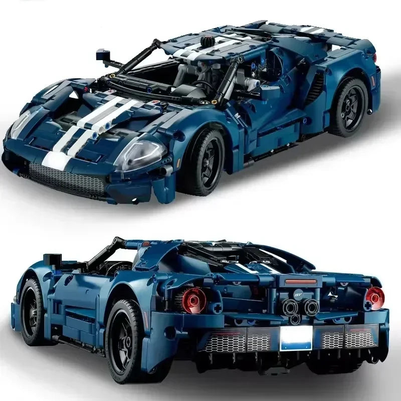 1486PCS GT 42154 City Racing Car Model Building Blocks 1:12 DIY Scale Classic Speed Champion Vehicle Model Bricks Childrens Toys