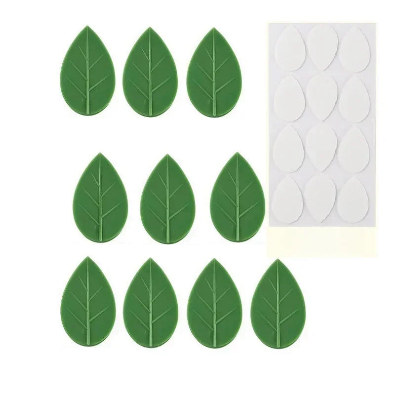 20pcs Plant Climbing Wall Fixture Rattan plants growth climb traceless vine fixing tool Self-Adhesive Green Clip Traction Holder