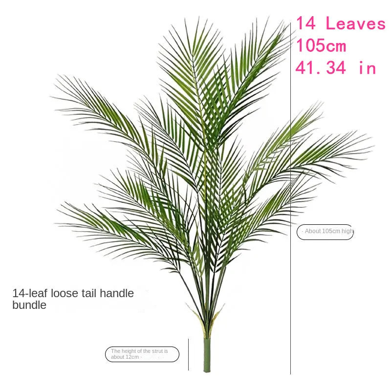 Large Artificial Palm Tree Green Tropical Fake Plants Flower Arrangement Props Home Decoration Hotel Office Deco Accessori