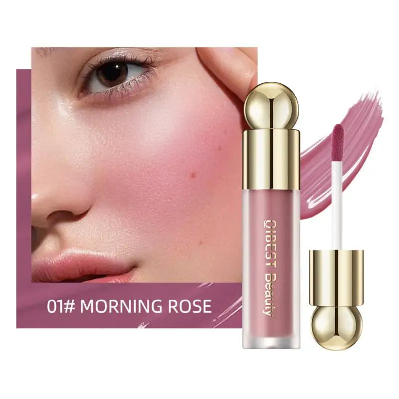 Matte Velet Liquid Blush Moisturizing Lip Gloss Cheek Blusher Durable Natural Tint Face Rouge Cream Blush Stick Beauty Cosmetics