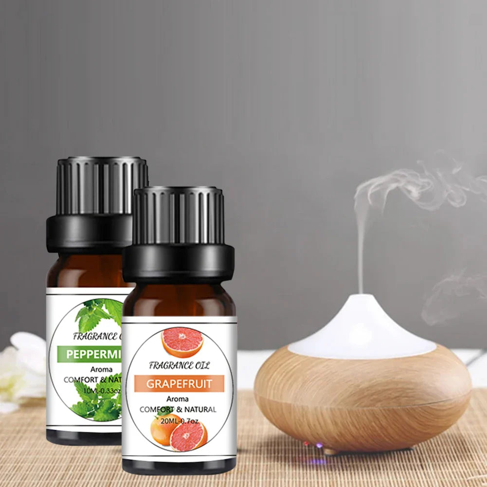 10ml Essential Oil Purifier Aroma Natural Plant Car Air Humidifier  Extraction Oil with Dropper for Diffuser for Home Appliance