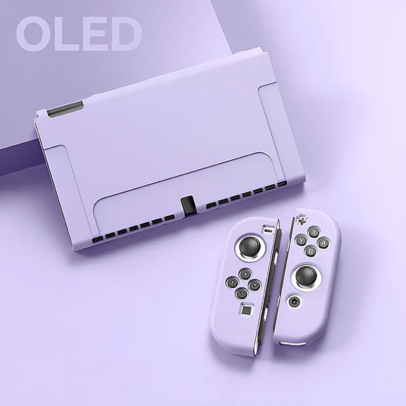 NEW SALE Protective Case Compatible With  Switch OLED Console And Joy-Cons, Switch Can Be Inserted In Dock With Shell