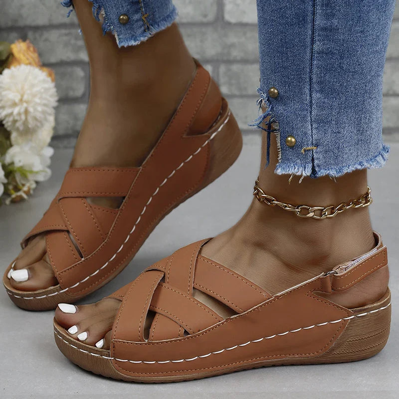 Sandals Women Shoes Summer Open Toe Women's Sandals Beach Women's Shoes Wedge Shoes Woman Non-Slip Sandal Women Female Footwear
