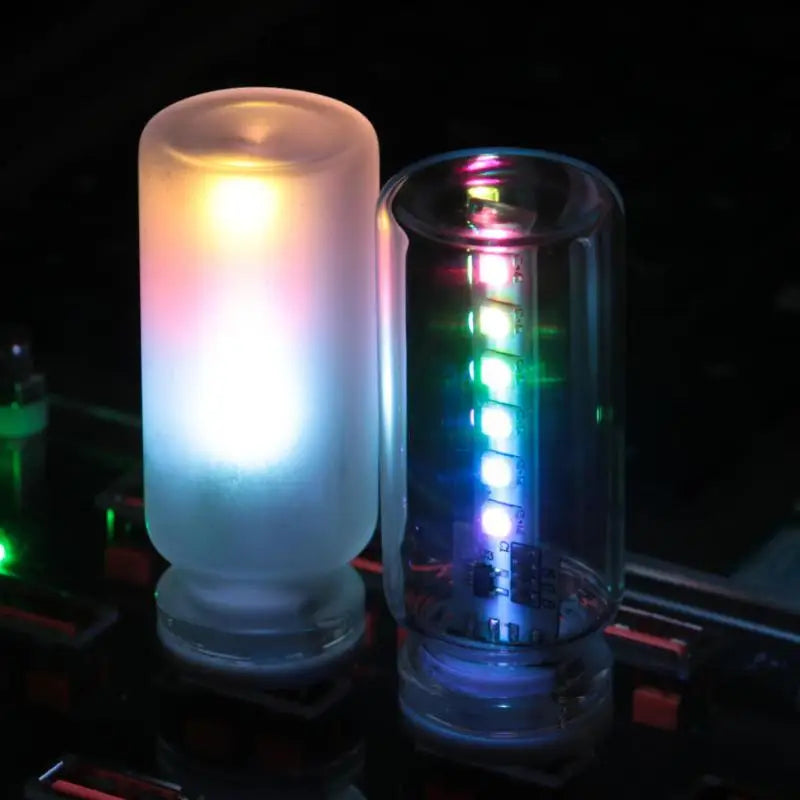 USB Ambient Mood Light, Touch Control Dimmable for Bedroom or Car, Soothing Multi-Color Nightlight & Perfect Gift Idea