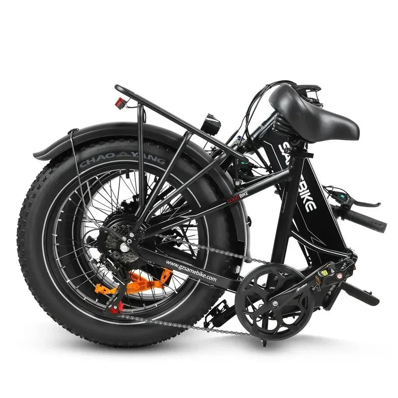 20*4.0 inch fat tire folding electric bicycle, 750W motor urban mountain E-Bike, 48V13AH battery adult electric scooter