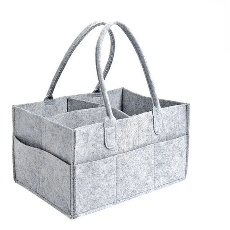 Children's Felt Diaper Storage Bag Baby Miscellaneous Toys Diapers Large Capacity Felt Diaper Bag