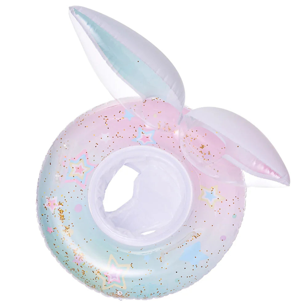 Summer Mermaid Tail Confetti Sequin Swimming Ring Swimming Circle Swim Tubes Rings Beach Swimming Party Toys for Kids and Adults
