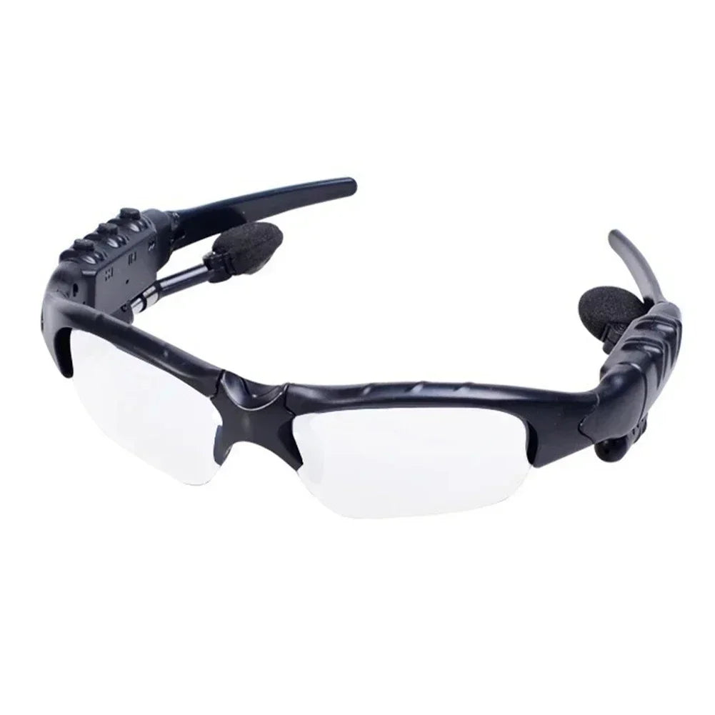 Stereo Wireless Bluetooth 5.0 Headset Glasses Outdoor Cycling 2 in 1 Glasses for Driving Cycling Sport Noise Reduction Headphone