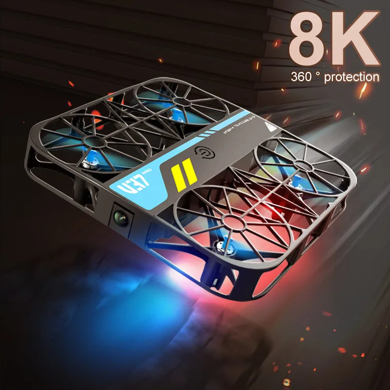 4DRC V37 New Mini 8K Drone with Camera 4K HD Easy To Carry WiFi FPV Dron Pocket Rc Helicopter Quadcopter Family Toys Gift