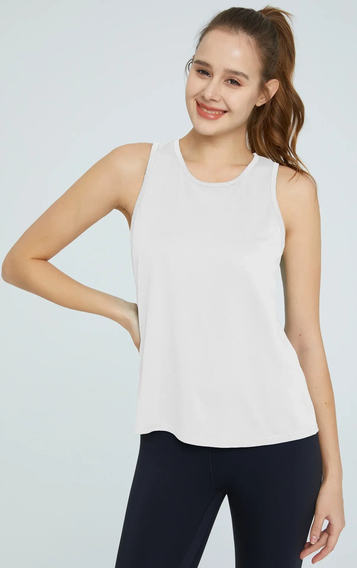 2024New 4Colors S-XL Sexy Sleeveless Blazer Women Loose Training Fitness Running Outdoor Gym Beauty Back Slimming Yoga Vest