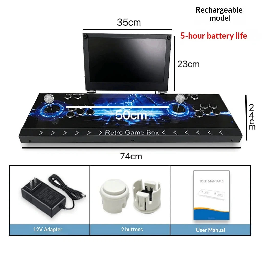 Joystick Game Console With Dual Joysticks Connected To Tv Pandora Game Console Folding Screen 0 Delay Home Nostalgic Arcade