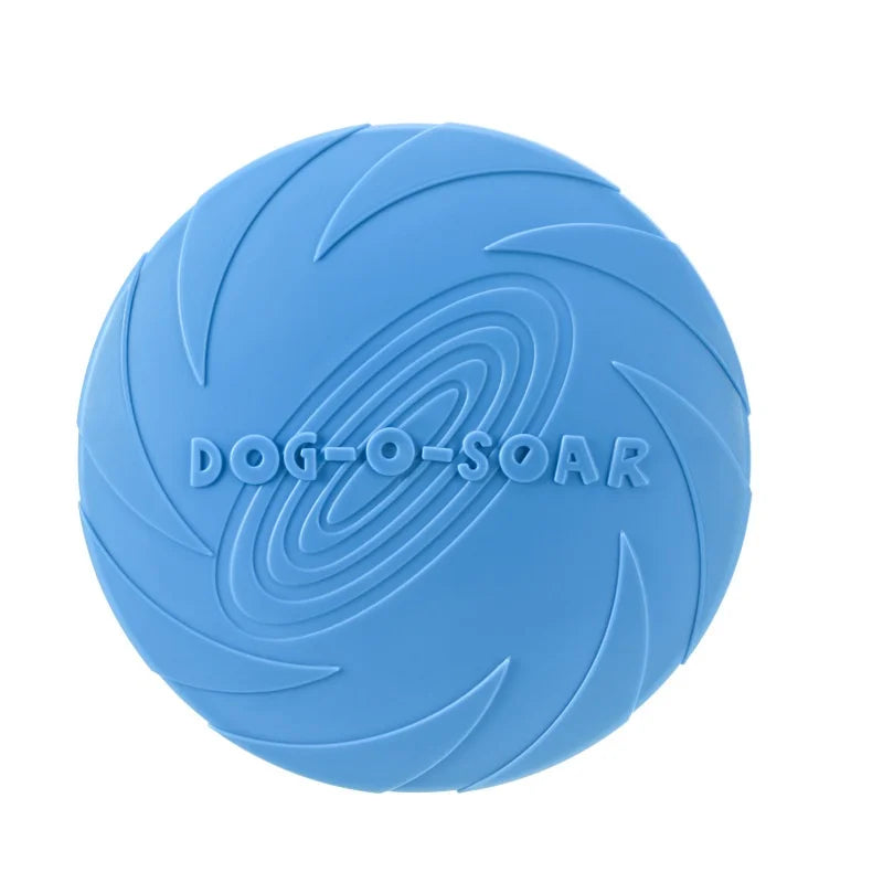 Interactive Silicone Flying Saucer Toy for Dogs And Cats Chew Resistant Flying Disc Pet Game Perfect for Puppy Training Fun