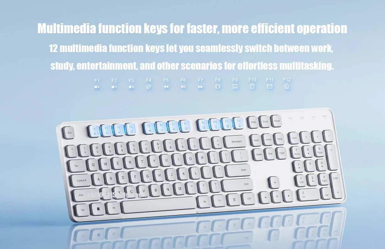 Xiaomi Wireless Keyboard and Mouse Set 3 2.4G Wireless Slim and Quiet Business Office Use Plug and Play
