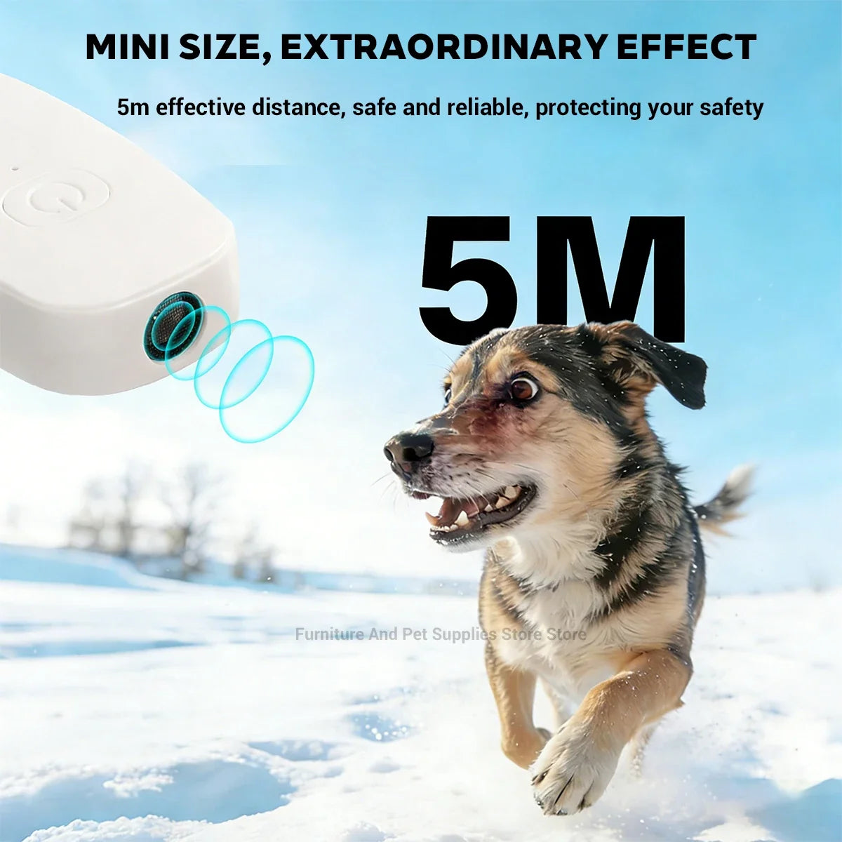 Ultrasonic stray dog repellent pet dog training device rechargeable anti barking and anti barking deterrent device stop barking