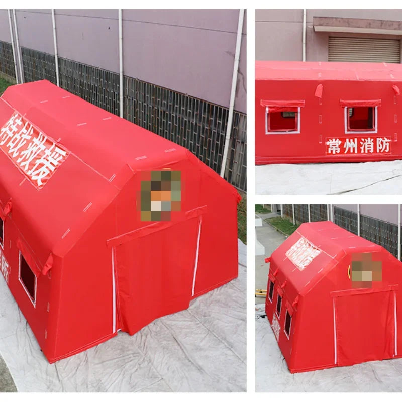 Inflatable camping tent  outdoor event trade show  glamping roof tent