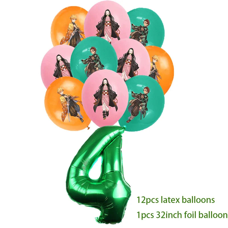 Anima Demon Slayer Party Decoration Supplies