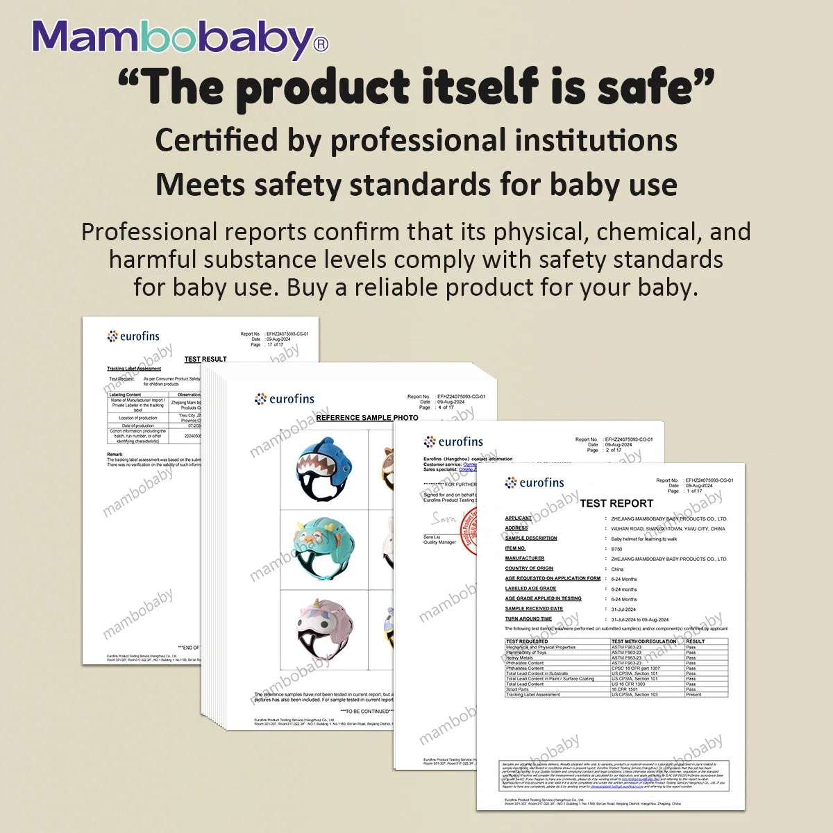Mambobaby Safe Anti-Shock Baby Helmet Toddler Head Protector Headgear for Infant Learn Crawl, Walk Prevent Injury from Bump Fall