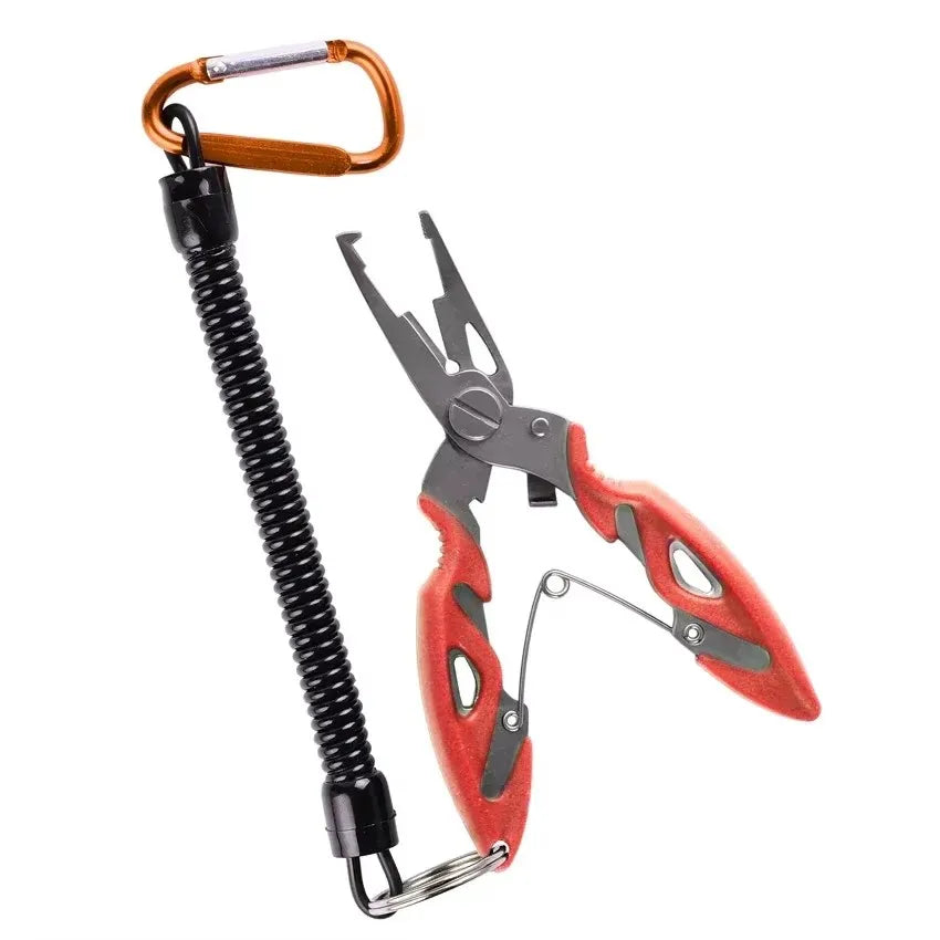Outdoor Fishing Pliers Wire Cutter Multifunctional Knot Aluminum Alloy Scissor Hook Remover 150g 20CM Fishing Gear