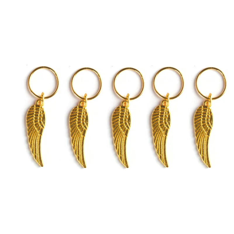 Hair Braid Dreadlock Beads Clips Charms African Braids Cuffs Rings Hip Hop Style Jewelry Dreadlock Clasps Accessories