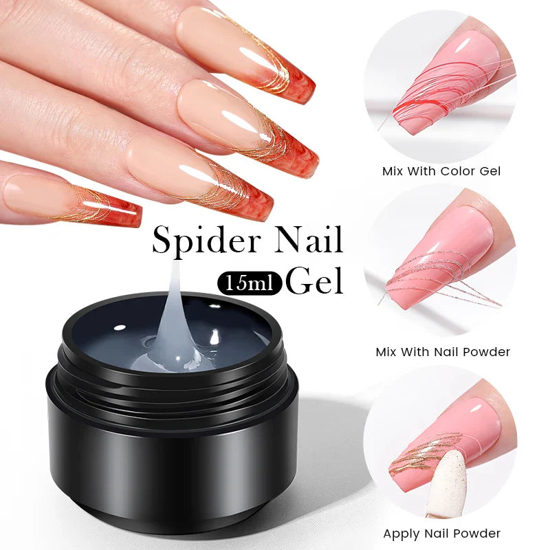 BORN PRETTY Non Stick Hand Solid Extension Nail Gel Polish Clear Pink Nude Aurora Luminous 3D Modeling Carving Nail  Gel