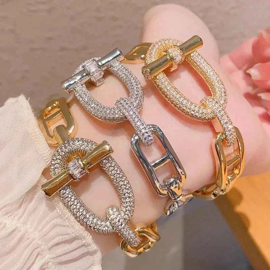 18 k gold plated bracelet