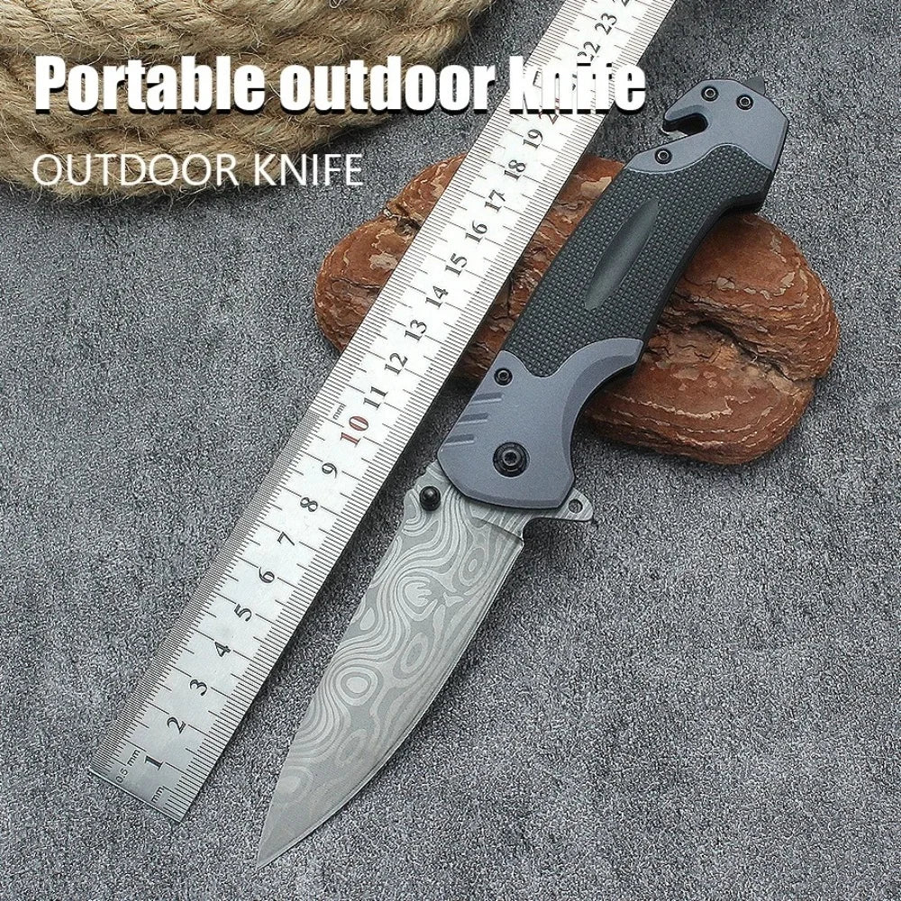 Multi functional Folding Knife Convenient Sharp Survival Knife Outdoor Camping Hiking Wilderness Survival Knife Fishing Knife