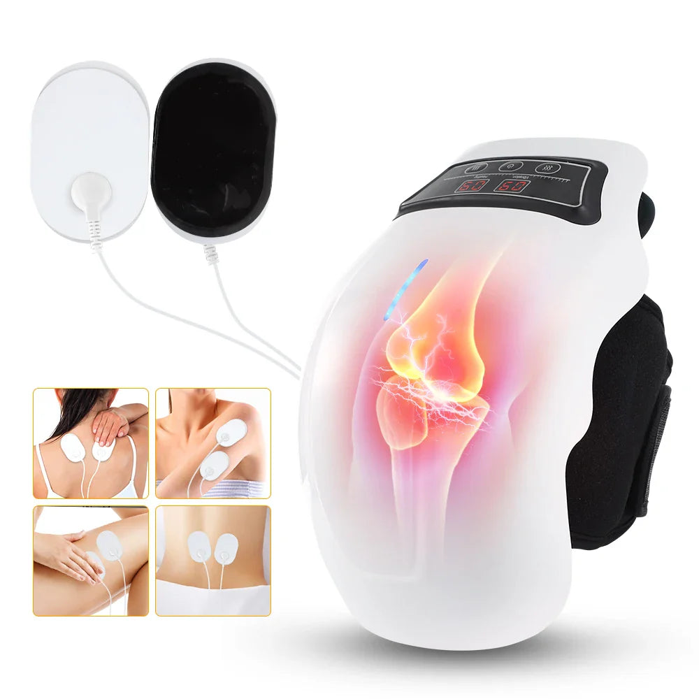 Hot Compress Electric Knee Massagers Relief for Swelling Stiff Joints Stretched Ligament and Muscles Thermostatic Relaxing Joint
