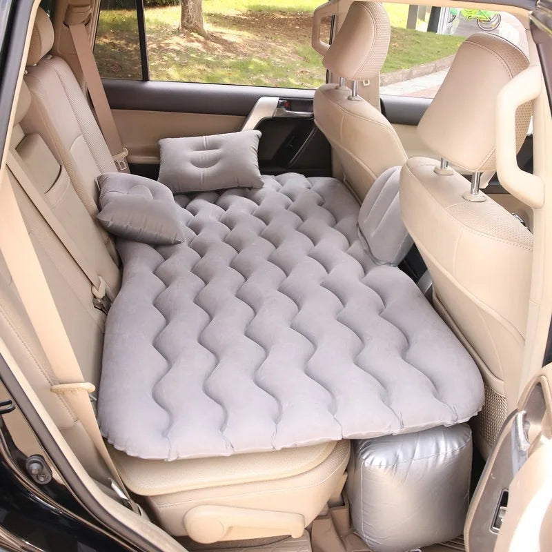 Outdoor Camping Mat Sofa Cushion Car Air Inflatable Travel Mattress Bed Universal for Back Seat Multi functional Sofa Pillow
