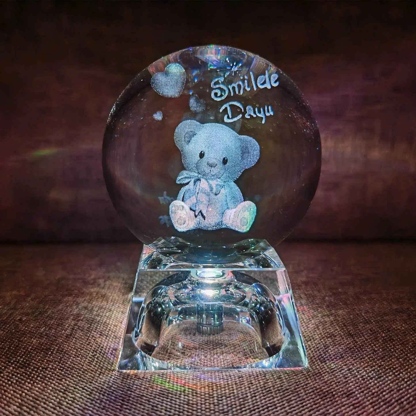 3D LED Crystal Ball Collectible