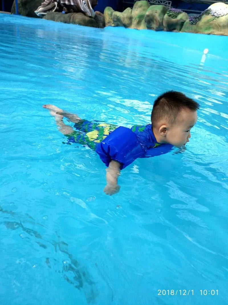 Kids Pool Floats Baby Swimming Vest Foam Armbands Buoy for Infants Better than Inflatable Rings for Learning to Swim