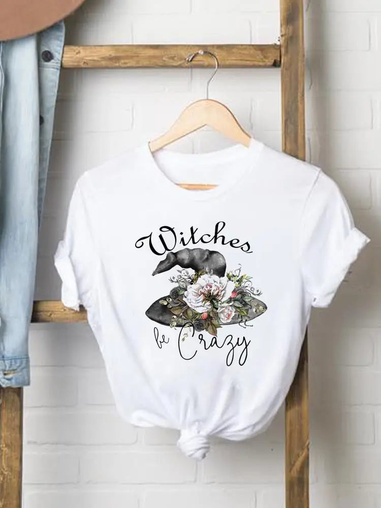 Bee Trend Style Cute Tees Clothes Halloween Thanksgiving Fall Autumn Style T Ladies Clothing Women Graphic Print T-shirts