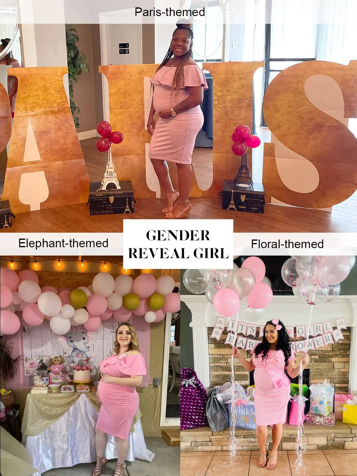 Liu&Qu Women's Maternity Dress Off Shoulder Ruffle Sleeveless Bodycon Dress Elegant Ruched Sides Bodycon Dresses for Baby Shower