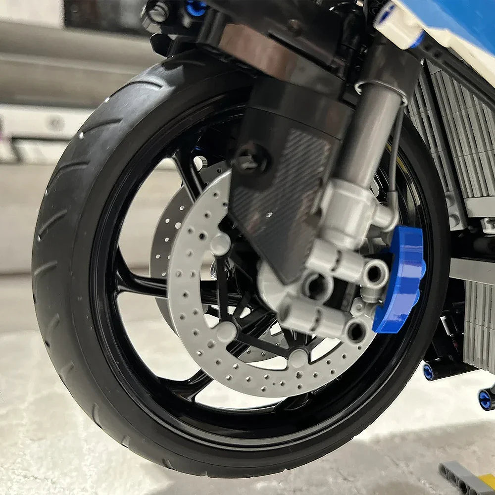 In stock Technical Motorcycle Motorbike Moc Modularize Create Ideas Building Blocks Model Toy Gift 1872pcs 42130